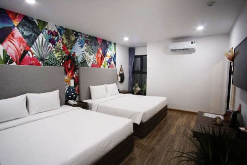 Family room (phòng 02 giường King 1,8 mét)