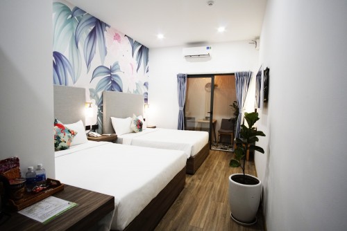 Twin room (phòng 02 giường Queen 1,6 mét)