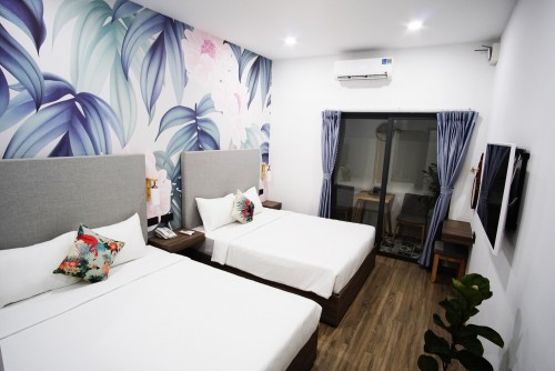 Twin room (phòng 02 giường Queen 1,6 mét)