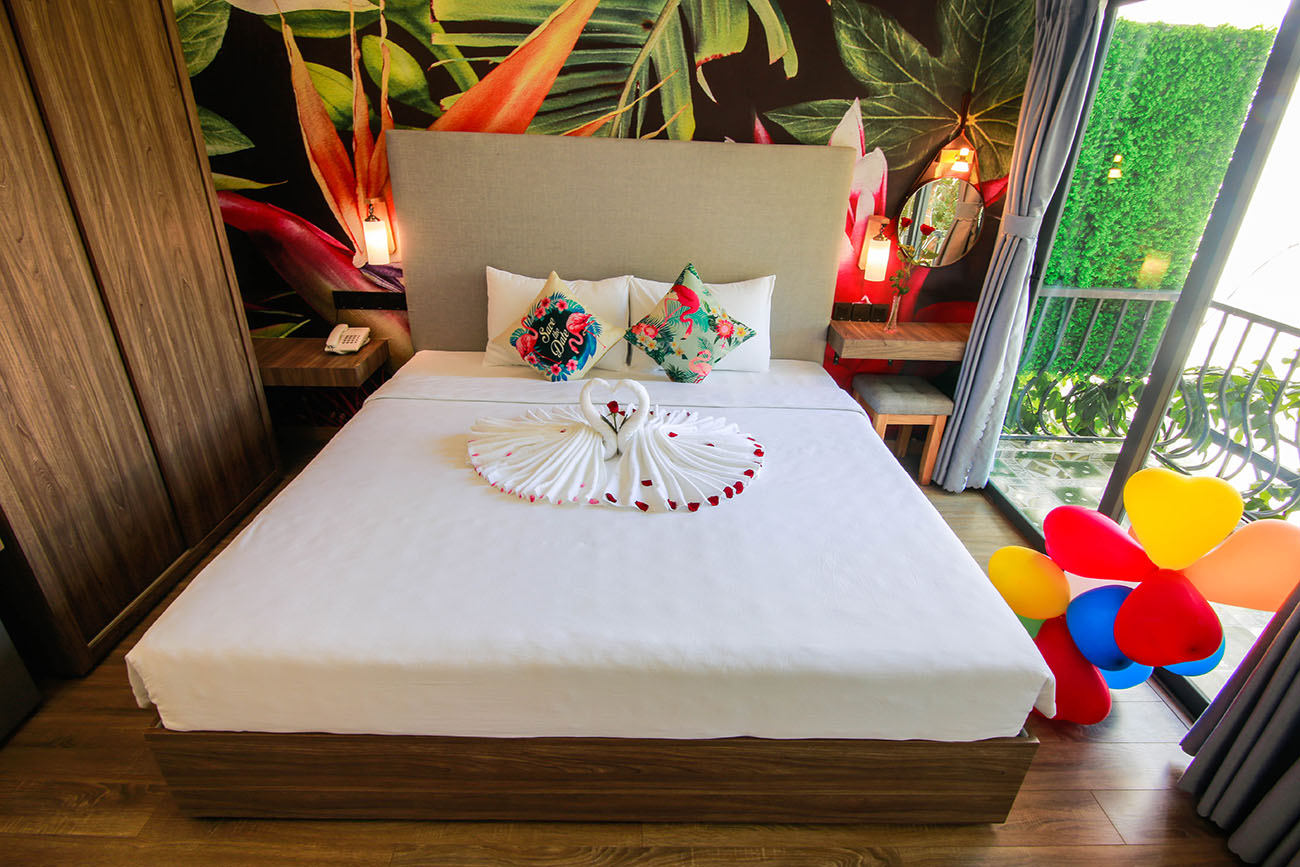 Vip Double room (phòng 01 giường Super King 2 mét)